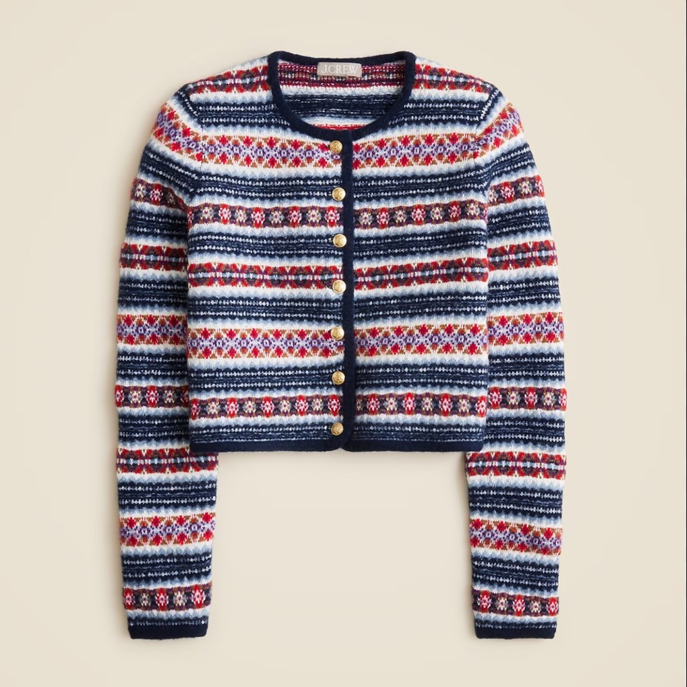 J. Crew Multicolor Striped Women's Jacket